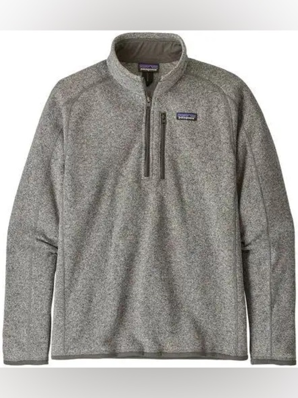 Patagonia Men's Better Sweater Heather Gray Quarter-Zip Fleece Pullover